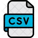Comma Separated Values File Icon - Free Download Files & Folders Icons ...