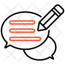 Commenting  Icon
