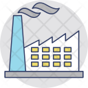 Commercial Property Factory Icon