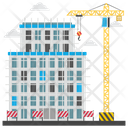 Scaffolding Building Repair Commercial Construction Icon