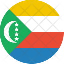 Comoros Flag World Icon