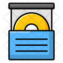 Compact Disc Storage Device Dvd Disc Icon