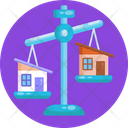 Comparing Two Homes Icon