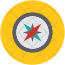 Compass Navigation Speedometer Icon