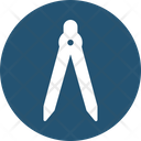 Compass Divider Drafting Icon