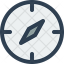 Compass West Direction Icon
