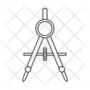 Compass Tool Compass Stationary Tool Icon