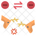 Competition Enemies Fighting Icon