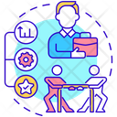 Workforce Competitive Business Icon