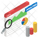 Competitor Analysis Competitor Assessment Data Analysis Icon