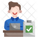 Completed Work Employee Work Icon