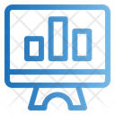 Computer Chart Business Icon