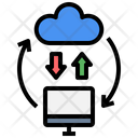 Computer Backup And Restore Backup And Restore Cloud Storage Icon