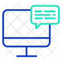 Chat Computerm Computer Chat Online Chat Icon