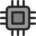 Computer Chip Semiconductor Hardware Icon