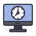 Computer clock  Icon