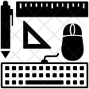Computer Graphics Digital Icon