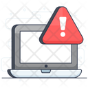 Computer Error Warning Hazard Icon
