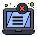 Display Error Laptop Icon