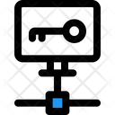 Computer Key Network Computer Key Desktop Key Icon