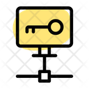 Computer Key Network Icon