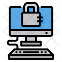 Security Computer Padlock Icon