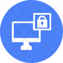 Computer Lock Computer Monitoring Internet Monitoring Icon