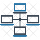 Computer Network Computer Networking Interface Computer Sharing Icon