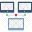 Computer Networking Data Center Interconnected Devices Icon