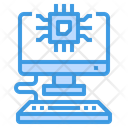 Computer Processor Chip Icon