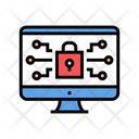 Computer Security Color Icon