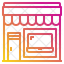 Laptop Computer Shop Icon
