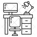 Computer Table  Icon