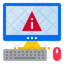 Computer Warning Computer Error System Error Icon