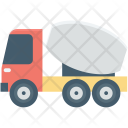 Concrete Mixer Vehicle Icon