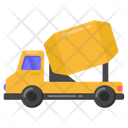 Concrete Mixer Truck Construction Vehicle Icon