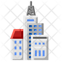Condominium Building Estate Icon