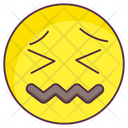 Confounded Emoji Confounded Expression Emotag Icon