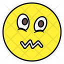 Confounded Emoji Confounded Emoticon Smiley Icon