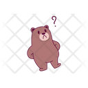Confused Bear Icon