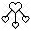 Connect Heart  Icon
