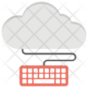 Cloud Keyboard Computing Icon