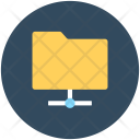 Connected Folder Sharing Icon