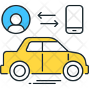 Connected Car Automobile Car Icon