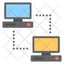 Connected Computer Data Icon
