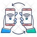 Connected Device Network Sharing Synchronization Icon