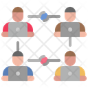 Connecting Network Team Icon