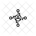 Connection Network Team Icon