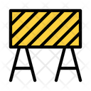 Construction Block Construction Equipment Barrier Board Icon