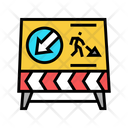 Road Construction Color Icon